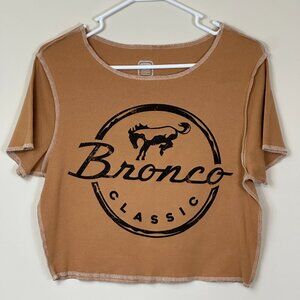 NWOT Ford Bronco Classic Cropped T-Shirt Women's Size XL